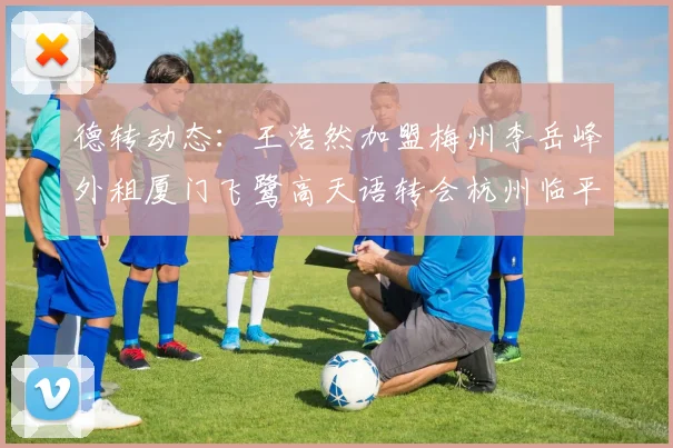 德转动态：王浩然加盟梅州李岳峰外租厦门飞鹭高天语转会杭州临平吴越